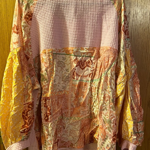 Davi & Dani Pink Floral Women's Top size 1X - Picture 5 of 5